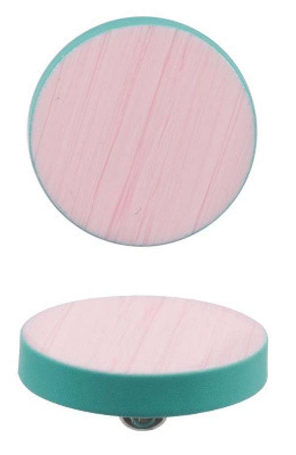 Пуговицы на ножке костюмные 15 мм, 24 шт, D825/D512 морская волна/св.розовый, Gamma GEC 0020