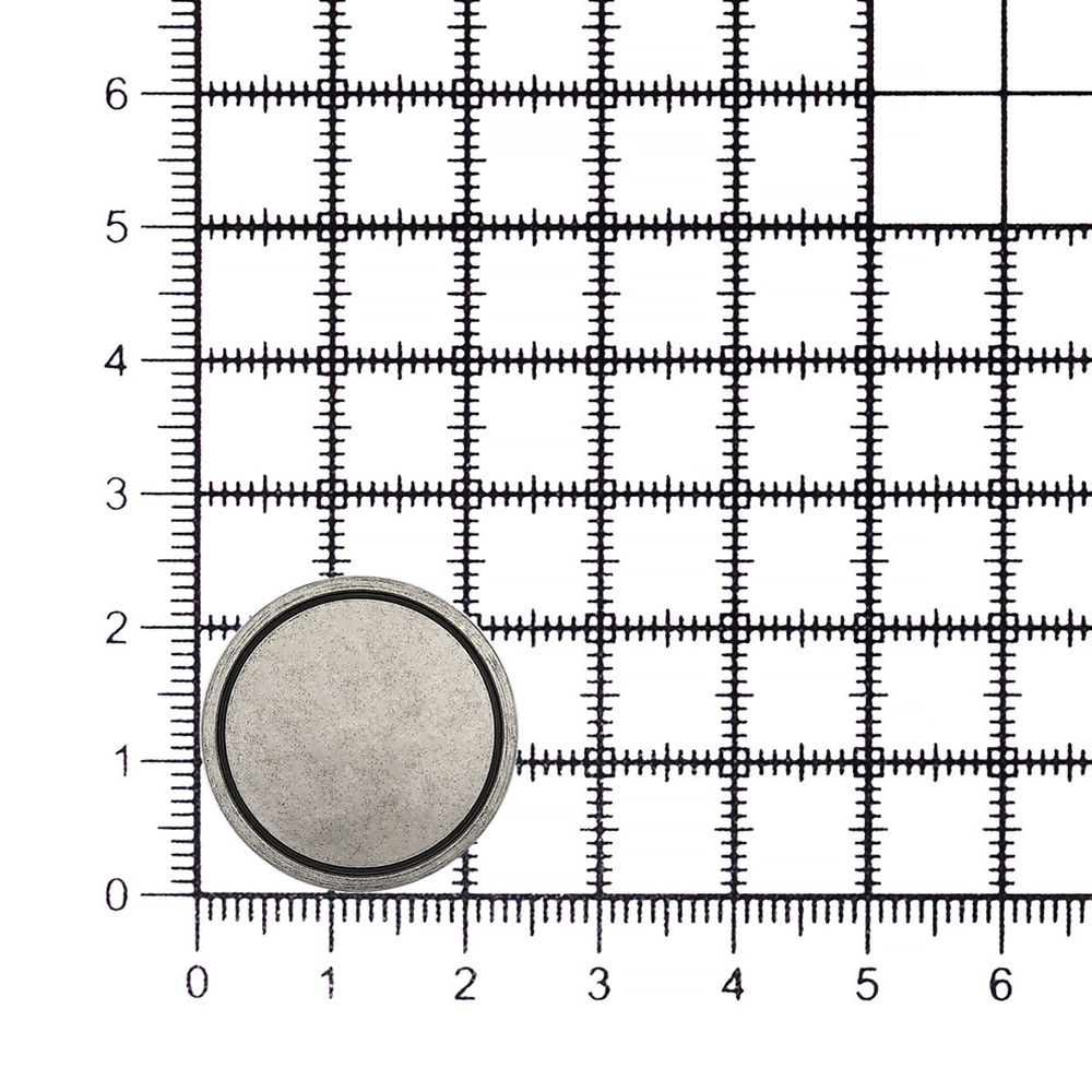 Пуговицы на ножке 36L (23мм), металл (DAS серебро черненое), ME_678, 36 шт