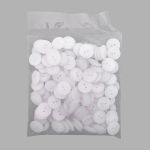 Пуговицы на 2 прокола 28L (18мм), пластик (White (белый)), CR-K18M, 144 шт