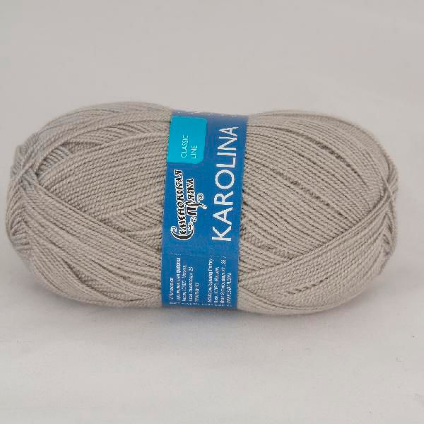 Пряжа Семеновская Karolina / уп.5 мот. по 100г, 438м, 0371, перламутровый
