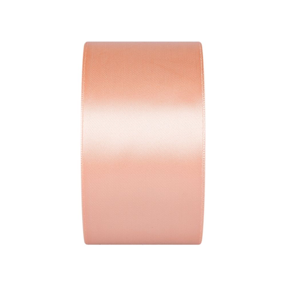 Лента атласная 1-сторонняя 50.0 мм / 33±2 метра, 007 персиковый, Gamma