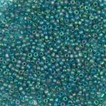 Бисер Astra&Craft 11/0 (2.1 мм), 500 г, цв. 181А бирюза/прозрачный, радужный