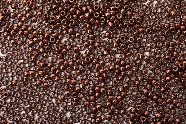 Бисер Toho 11/0 круглый 2.2 мм, 25 г (5х5 г), 0222 под медь