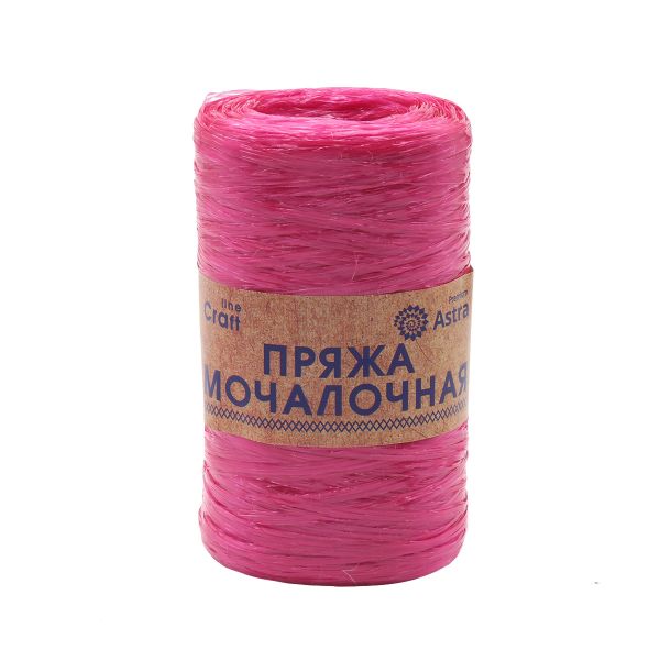 Пряжа Astra Premium (Астра Премиум) Мочалочная / уп.10 мот. по 50 г, 200 м, вишня