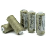 Нитки швейные бытовые Bestex 40/2, 365 м (400 ярд) / 10 кат., 143 бежево-болотный