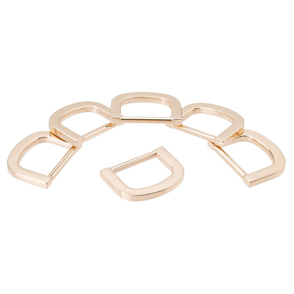 Полукольцо литое металл 20мм (29х22мм), золото, MB2326, 6 шт