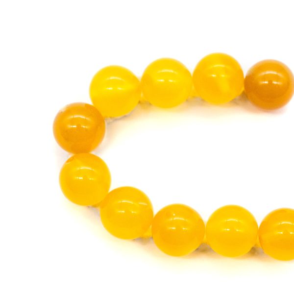 Бусины натуральный камень арагонит 10 мм, 10 шт в упак, Астра