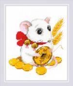 Набор для вышивания нитками Риолис, К благополучию 15х18 см