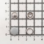 Кнопка рубашечная (джерси) закрытая ⌀9.5 мм, ≈144 шт, МЕТАЛЛ, эмаль, 523 св.серый матовый, NEW STAR