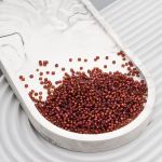 Бисер Astra&Craft 11/0 (2.1 мм), 200 г (10х20 г), цв. 308.2 коричневый прозрачный с цветным центром