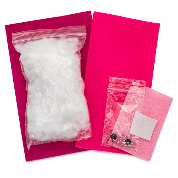 Набор для шитья игрушки из фетра, Морской конек, 12см