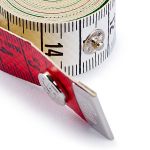 Сантиметр Color Plus с кнопкой, 150 см/см, Prym