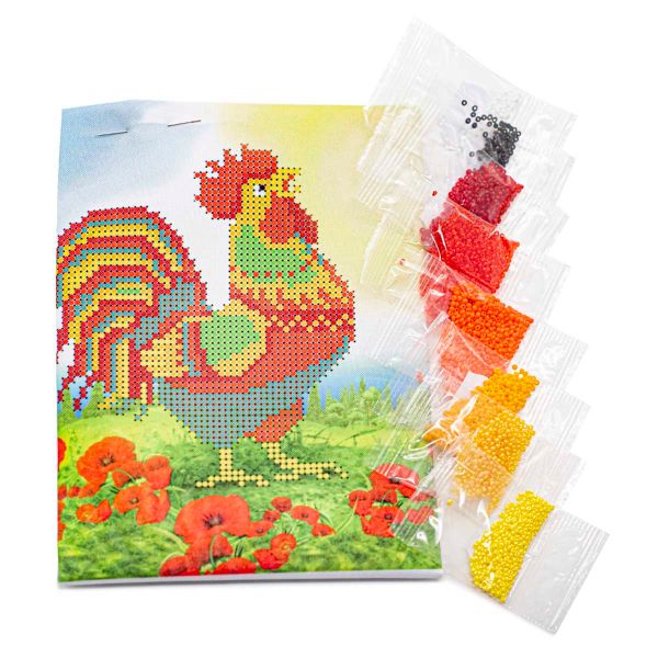 Набор для вышивания бисером Бисеринка, С добрым утром, 20х20 см