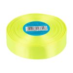 Лента атласная 1-сторонняя 25.0 мм / 33±2 метра, 057 желто-зеленый, Gamma