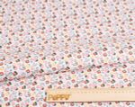 Ткань для пэчворка Peppy Лесные жители, рулон 112 см / 5 метров, ЛЖ-14 белый, Peppy