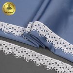 Кружево гипюр (плетёное) 30 мм, матовая нить TBY.0868, цв.белый уп.13.71м, Kruzhevo