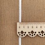 Шнур отделочный сороконожка ⌀5.0 мм / 30 метров, белый, С873