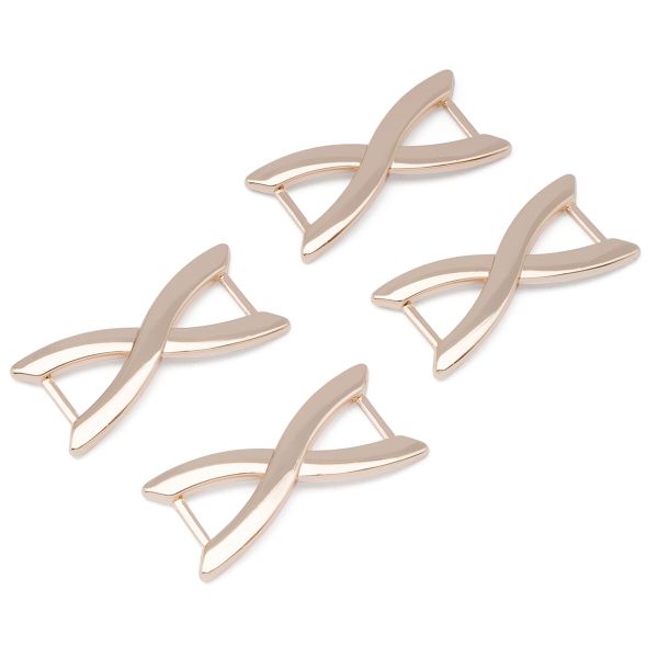 Пряжка ременная металл 8 мм, Gold золото, 4 шт, MB198