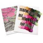 Набор для вышивания нитками Hobby&Pro, Пионы, 35х27 см