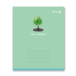 Тетрадь ученическая школьная, выборочный лак, A5 12 л. на скобе 65 г/м², белизна 100% 25 шт линия, 01443 Навстречу знаниям, Светоч Т179