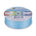 Лента репсовая (в рубчик) 38.0 мм / 45.5 метра, 088 голубой, Gamma GR-38