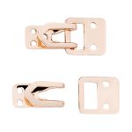 Крючки пришивные декоративные 15х7 мм, gold, 10 шт