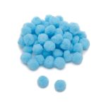 Помпоны декоративные ⌀20мм, 50 шт/упак, Astra&Craft (PA-019 св.голубой)