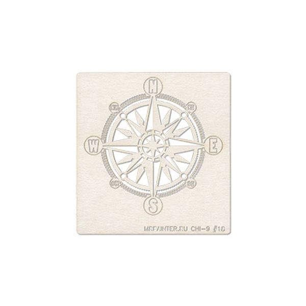 Чипборд 9.5х10 см, 1 шт, 18 Компас, Mr.Painter CHI-9