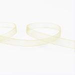 Лента капроновая (органза) 10.0 мм / 22.8±1 метра, 011 св.желтый, Blitz OR-10