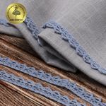 Кружево вязаное (тесьма) 10 мм / 10 метров, 5036.23 цв.23 голубой, Kruzhevo