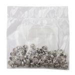 Часть кнопки рубашечной ⌀7 мм (C-часть), никель, 100 шт, BIG