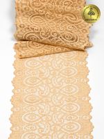 Кружево бельевое эластичное 180 мм / 3 метра, TBY.L1351, цв.126 бежевый