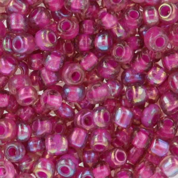 Бисер Zlatka 8/0 (2.9 мм), 100 г (10х10 г), №0219 т.розовый, GR