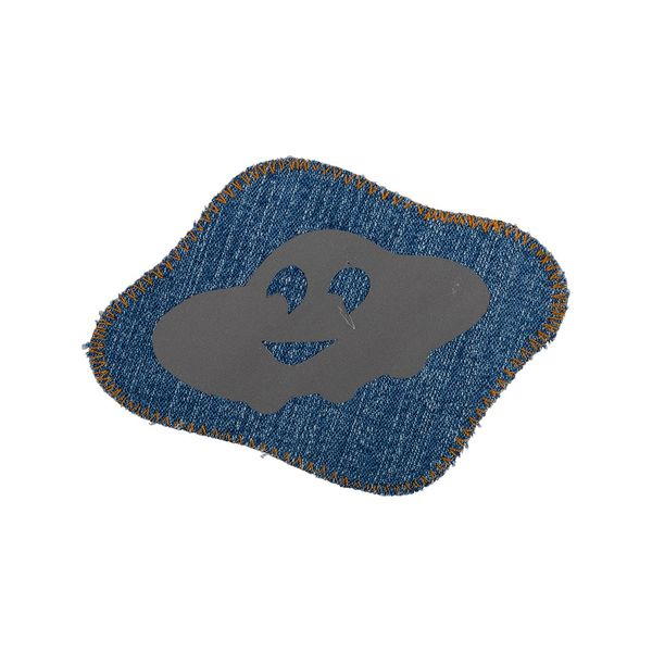 Термоаппликация светоотражающая №2, 6 шт, Облачко 10.5х8.5 см, Blitz