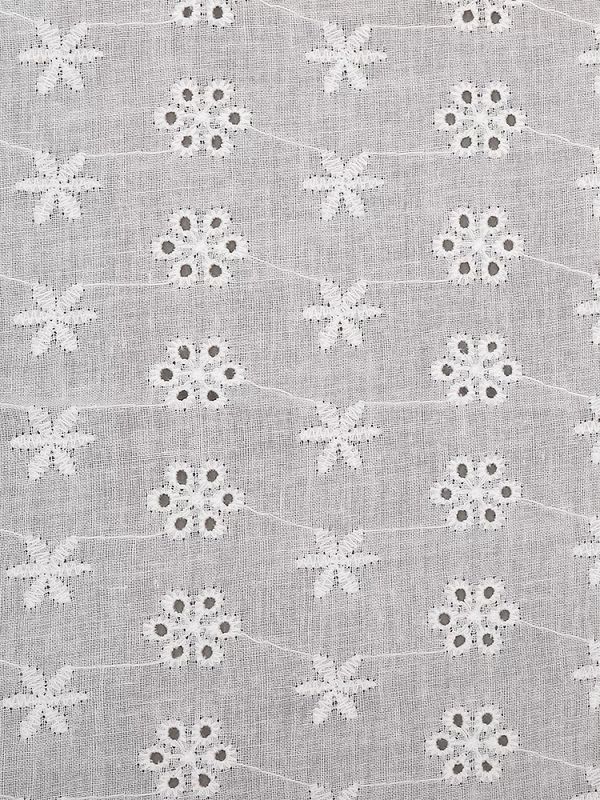 Ткань шитьё (прошва) 100 г/м², 150 см / 15 метров, TBY.Emb.1 белый