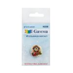 Игольница магнитная №48 Новогодние часы, Gamma NEM