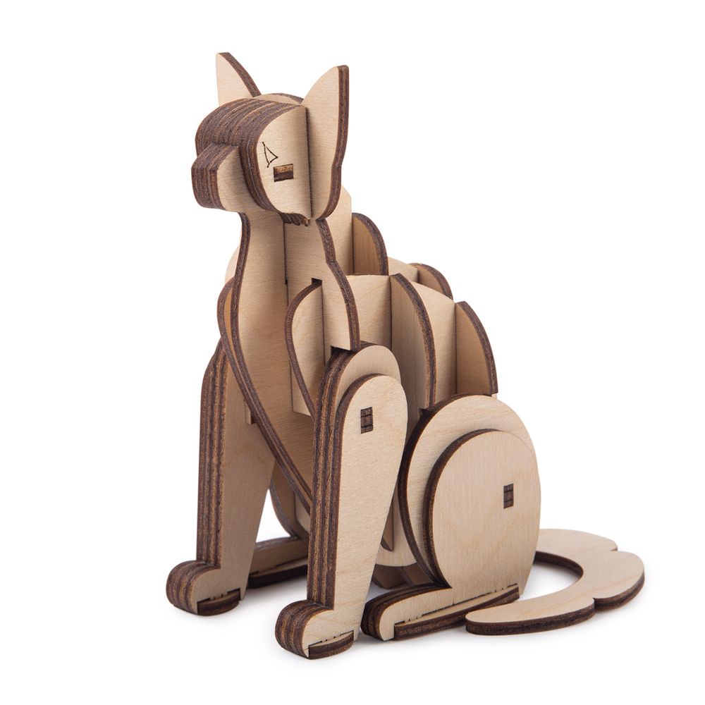 Пазл 3D, серия Живая природа 29 элемент, Кошка, Rezark NIZ-17