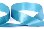 Лента атласная 1-сторонняя 25.0 мм / 33±2 метра, 150 сине-голубой, Gamma