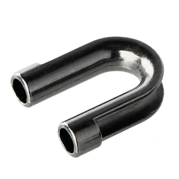 Наконечник для шнура металл 17х16 мм, 20 шт, №06 под черный никель, Gamma GB 1656