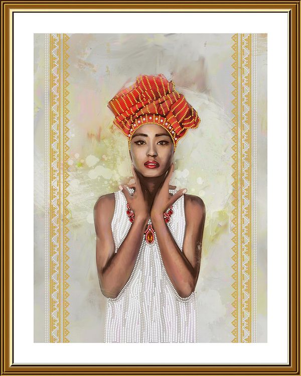 Набор для вышивания бисером Нова Слобода, Эфиопия 42.5х33 см