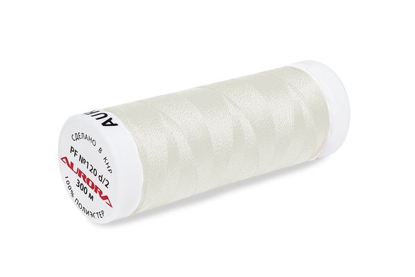 Нитки для креативных работ Aurora №120, 300 м, цв. PF730, 5 катушек