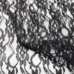Ткань кружевная гипюр 35 г/м², 150 см / 45 метров, TBY.M0187.02, цв.черный