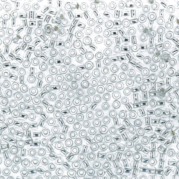 Бисер Toho 11/0 круглый (2.2 мм), 500 г, 0021 серебристый