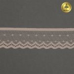 Кружево стрейч (эластичное) 25 мм / 5 метров, TBY.8028, цв.L168 серебристый пион, 1385603