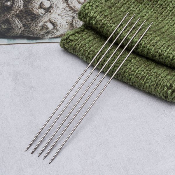 Спицы чулочные 2.0 мм / 20 см, 5 шт, 12131