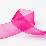Лента капроновая (органза) 38.0 мм / 22.8±1 метра, 118 малиновый, Blitz OR-38