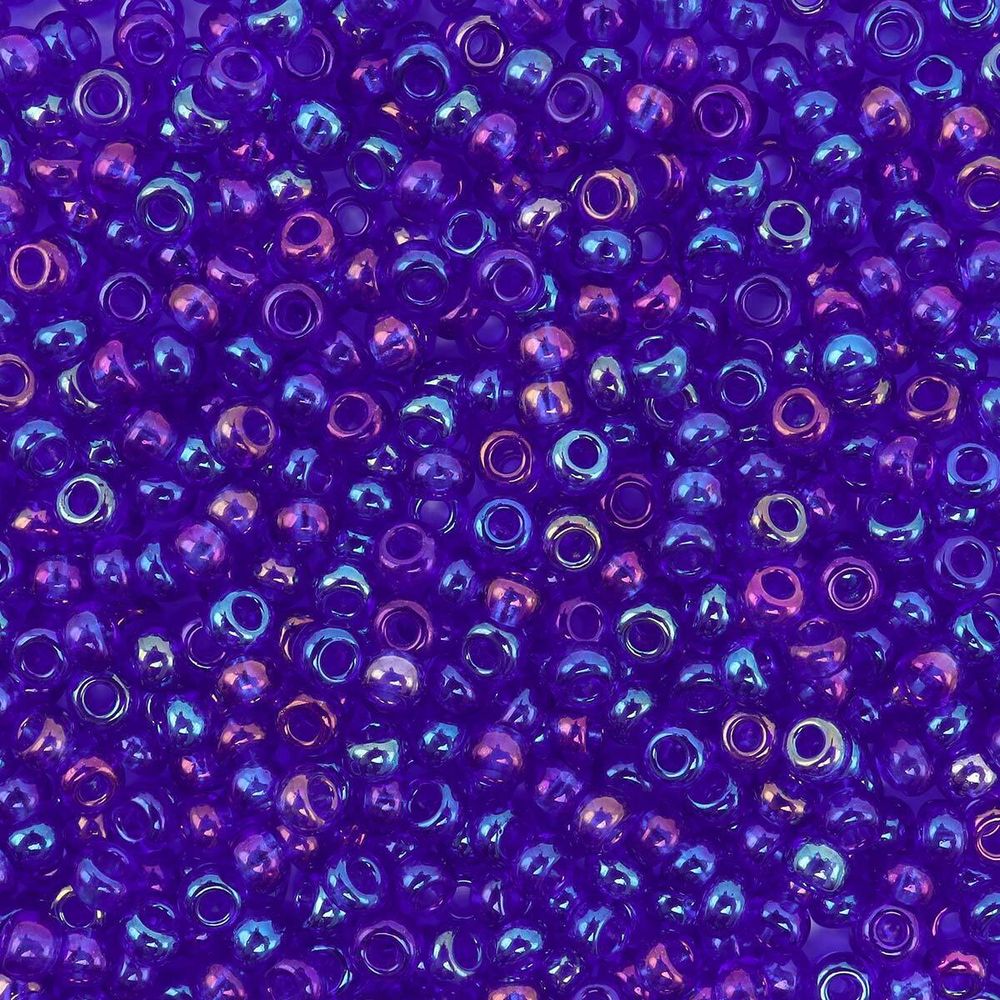 Бисер Preciosa прозрачный радужный 10/0 (2.3 мм), круг.отв., 500гр, 331-19001-10/0-31080