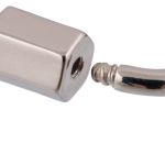 Замок карабин декоративный овал 12х18 мм, 5 шт, №01 серебро, Zlatka FMK-V03