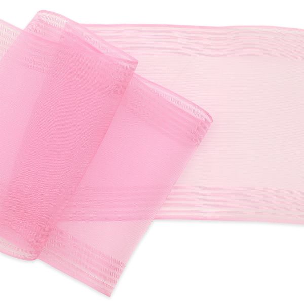 Лента для бантов (капрон) 11 см, 25 м (розовый) С3503