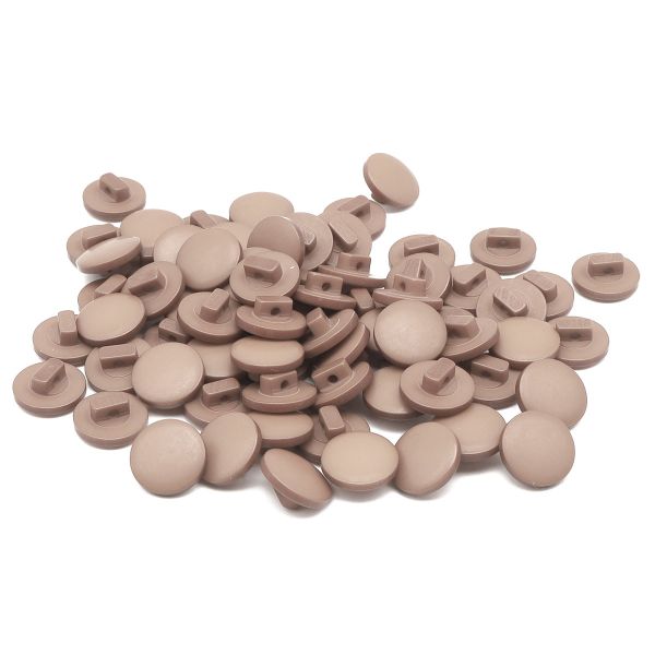 Пуговицы на ножке 16L (10мм), пластик (Beige (бежевый)), NE68, 72 шт